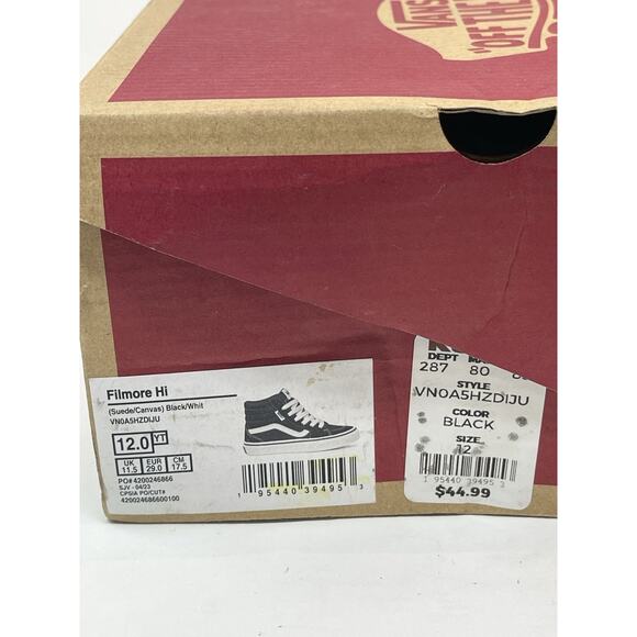 Vans Atwood Kids Lace-Up High-Top Sneakers Retail $45.00 - Picture 10 of 12